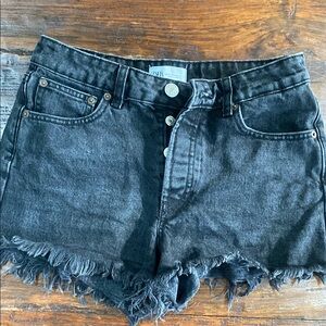 Zara denim shorts, size 4